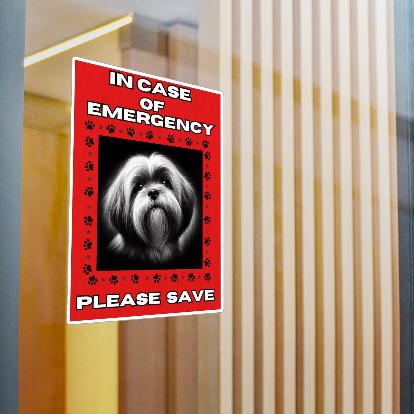 Pet Safety Rescue Vinyl Decal