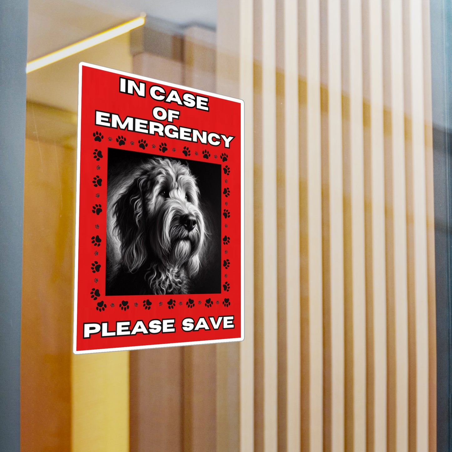 Pet Safety Rescue Vinyl Decal