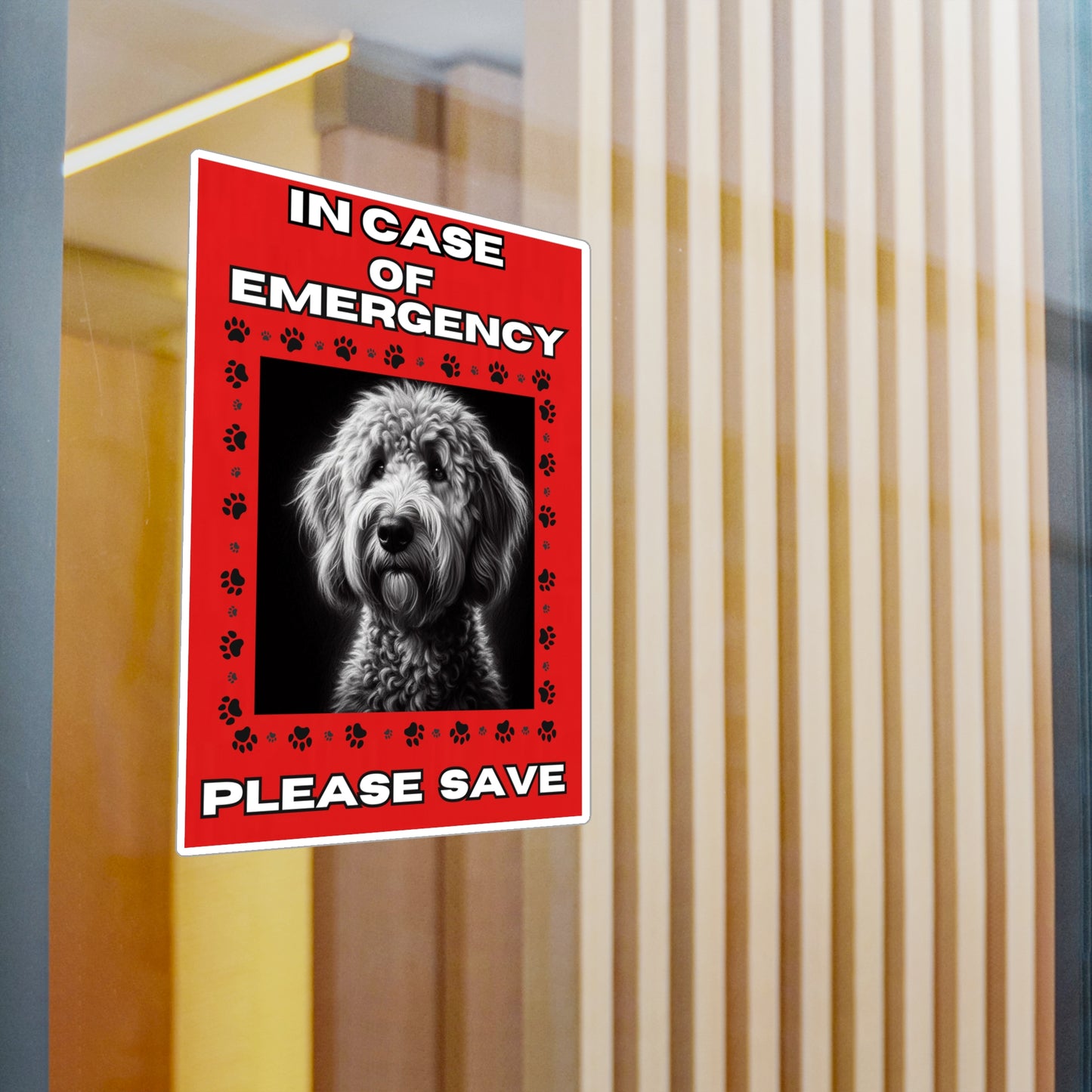 Pet Safety Rescue Vinyl Decal
