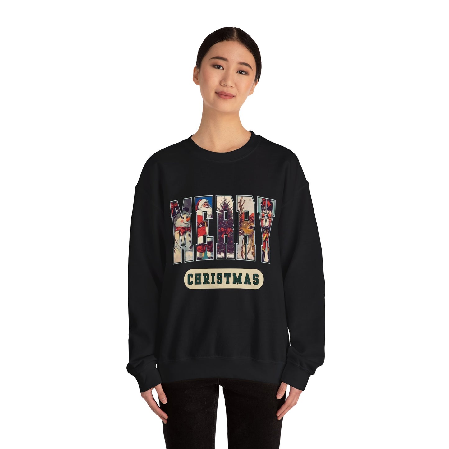 Merry Christmas Unisex Heavy Blend™ Crewneck Sweatshirt