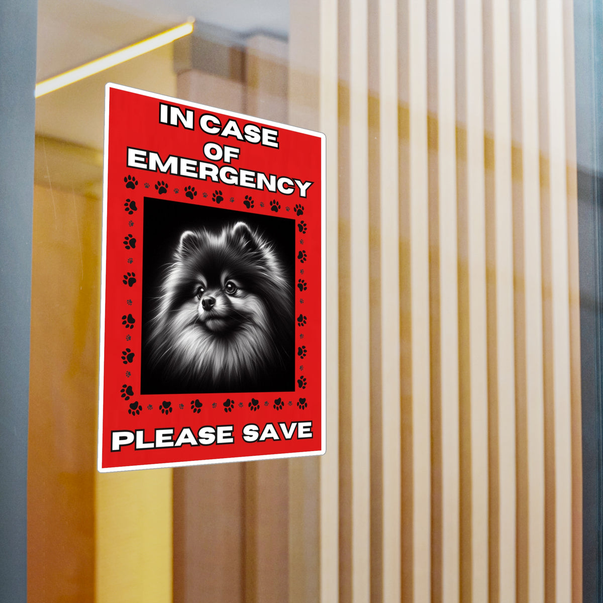 Pet Safety Rescue Vinyl Decal