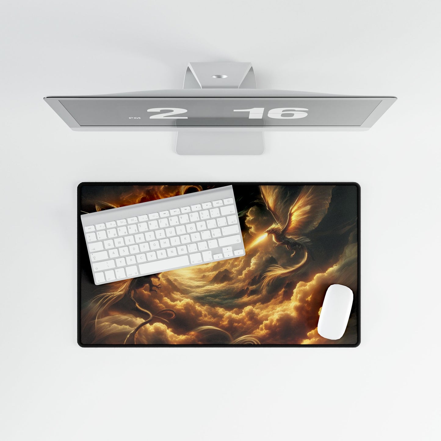 Golden Desk Mat