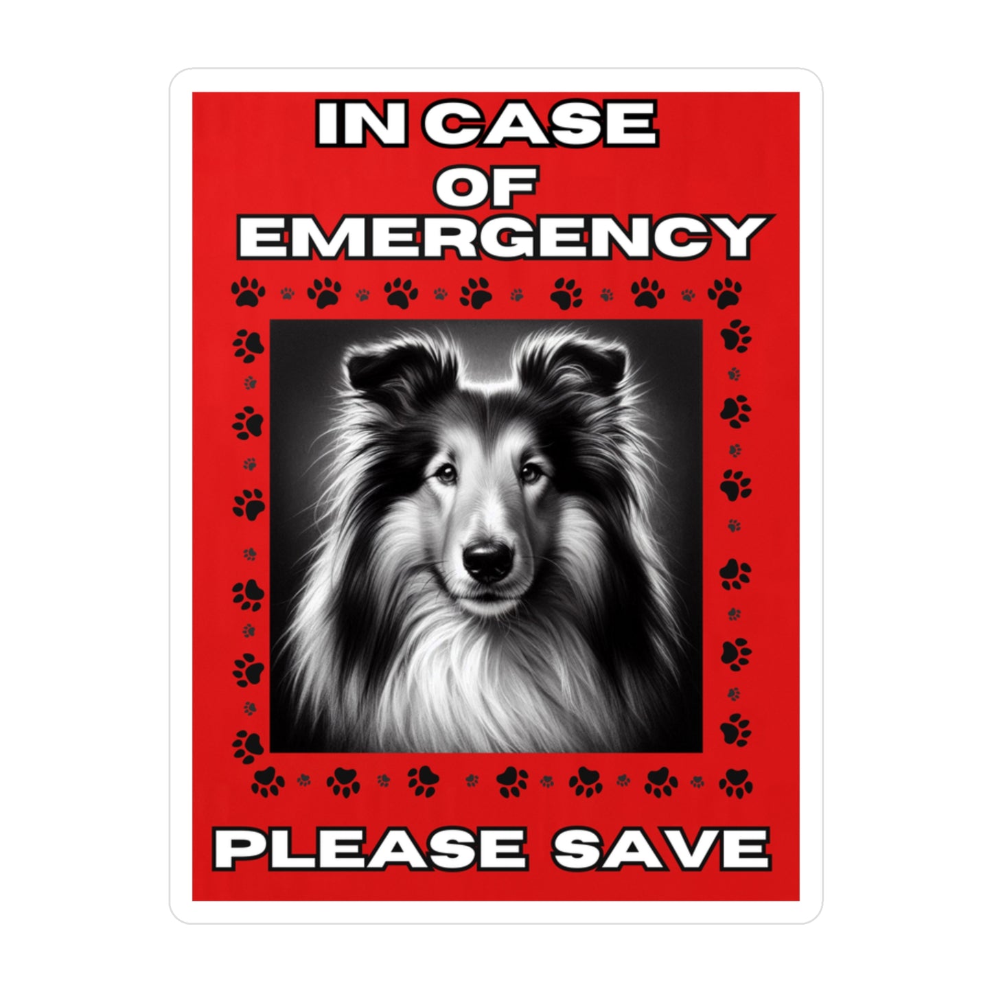 Pet Safety Rescue Vinyl Decal