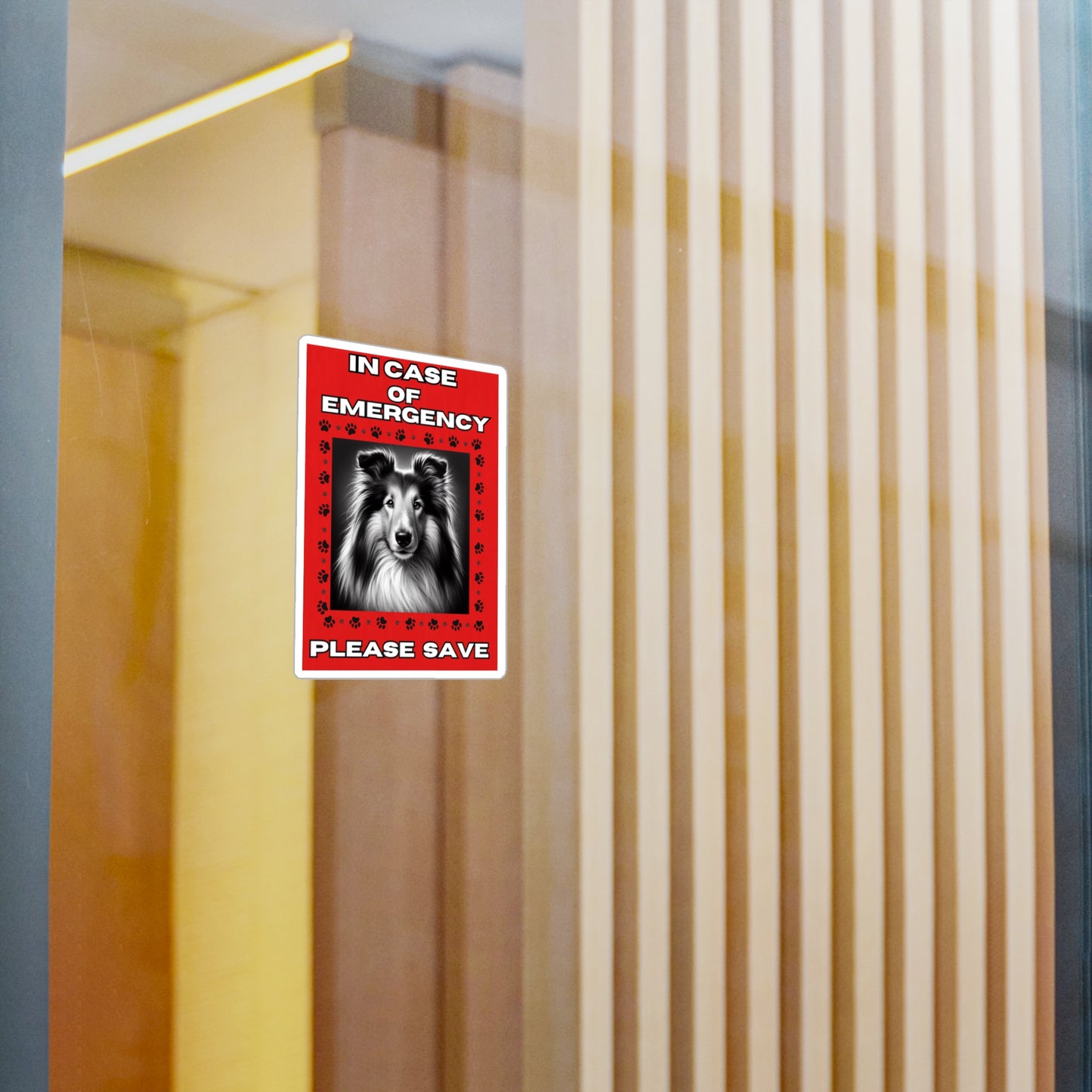 Pet Safety Rescue Vinyl Decal