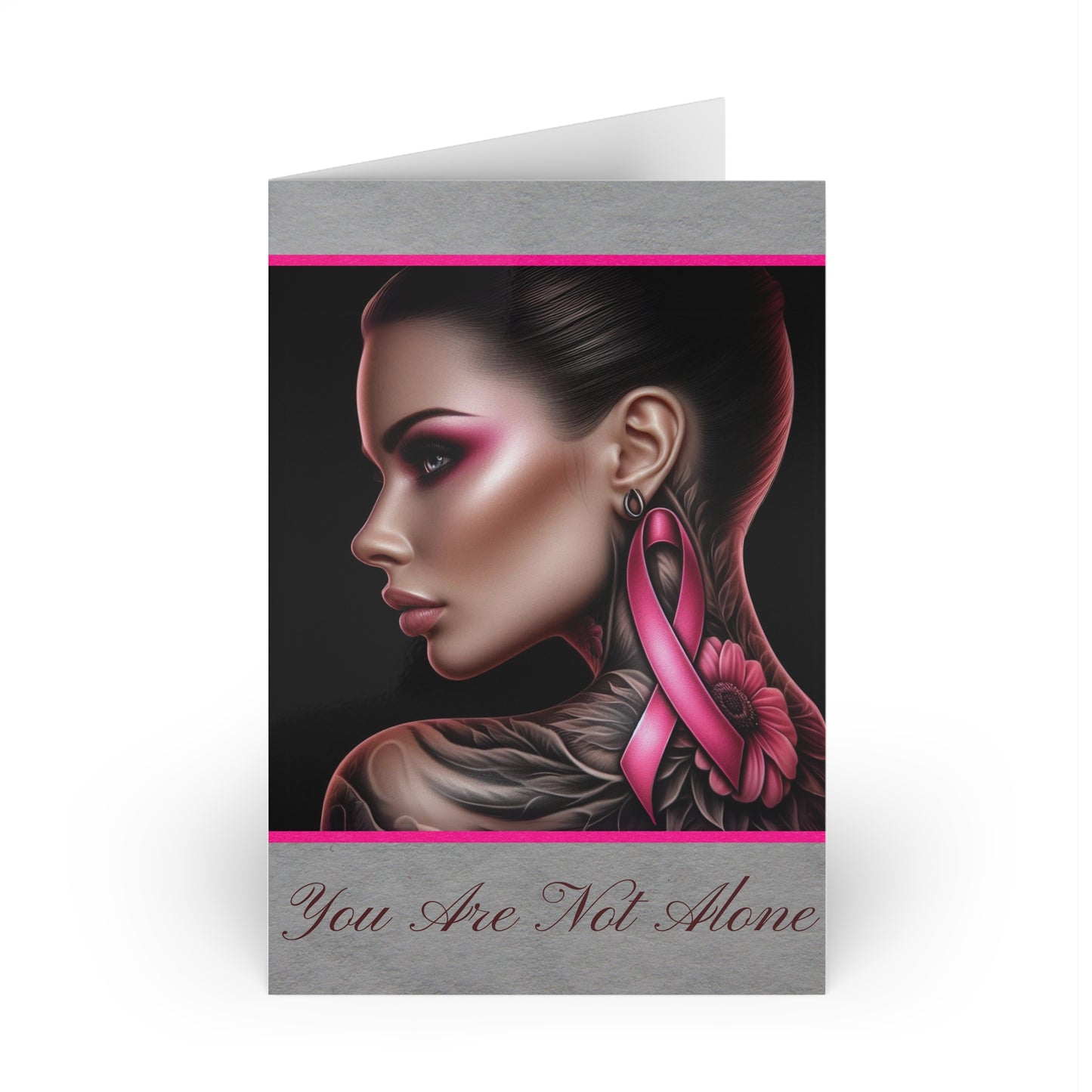 Breast Cancer Blank Greeting Card