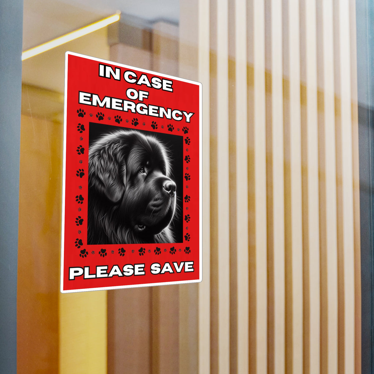Pet Safety Rescue Vinyl Decal