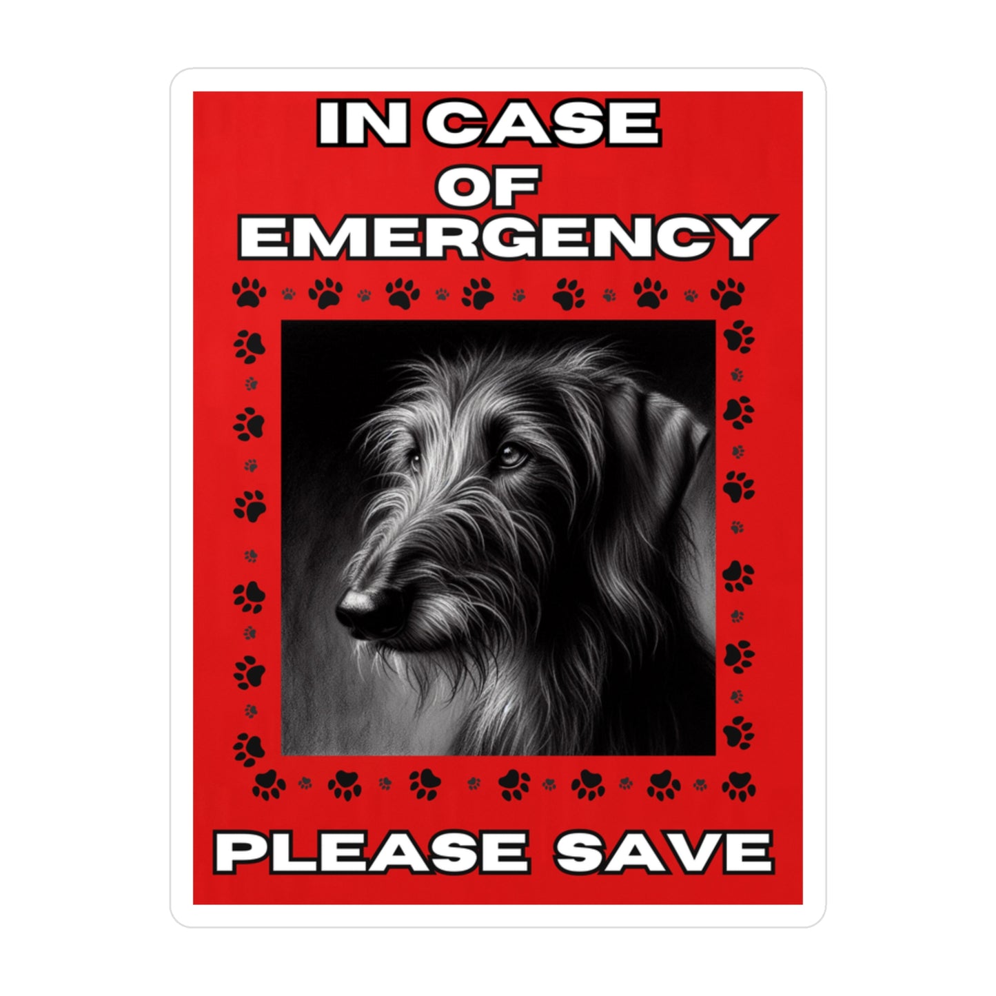 Pet Safety Rescue Vinyl Decal