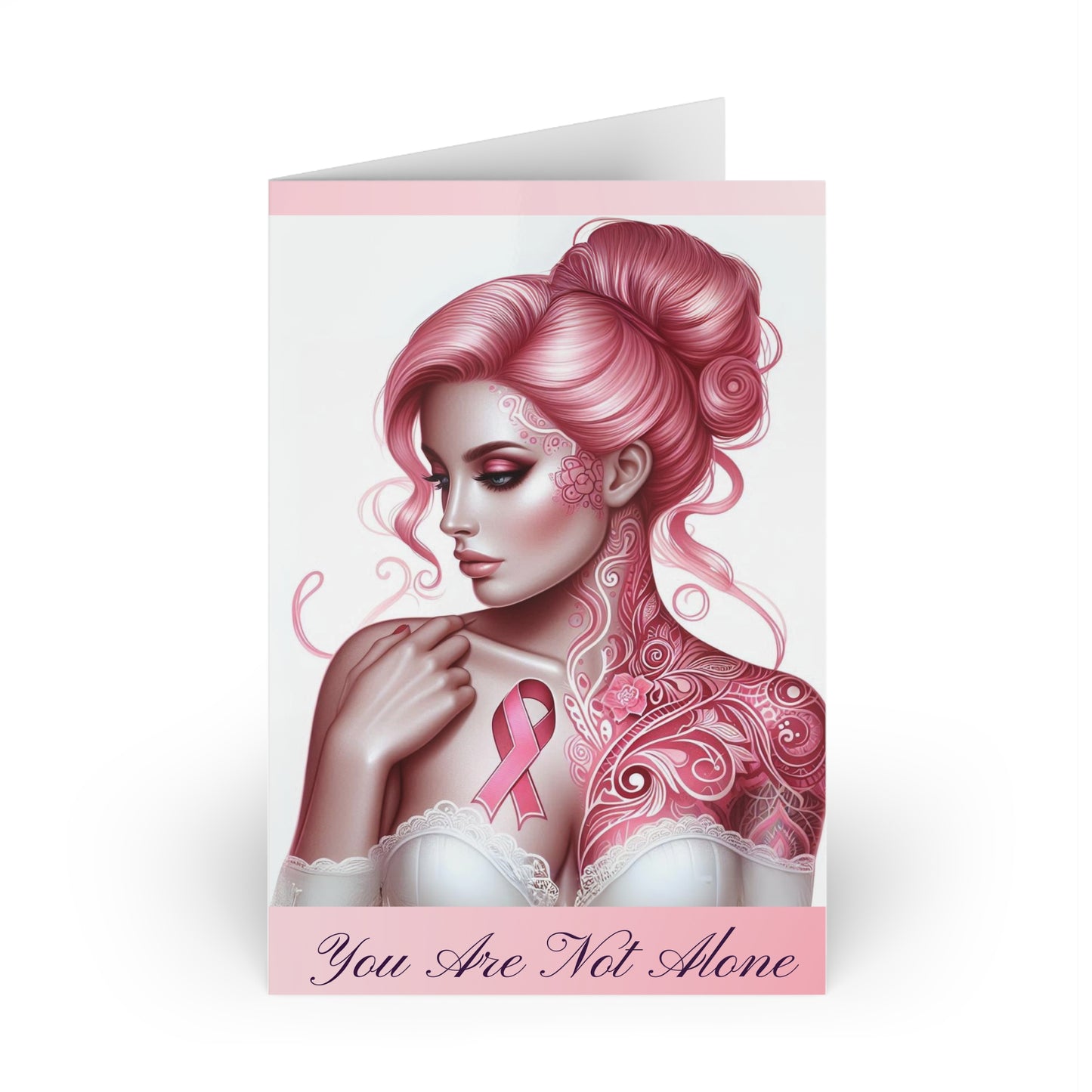 Breast Cancer Blank Greeting Card