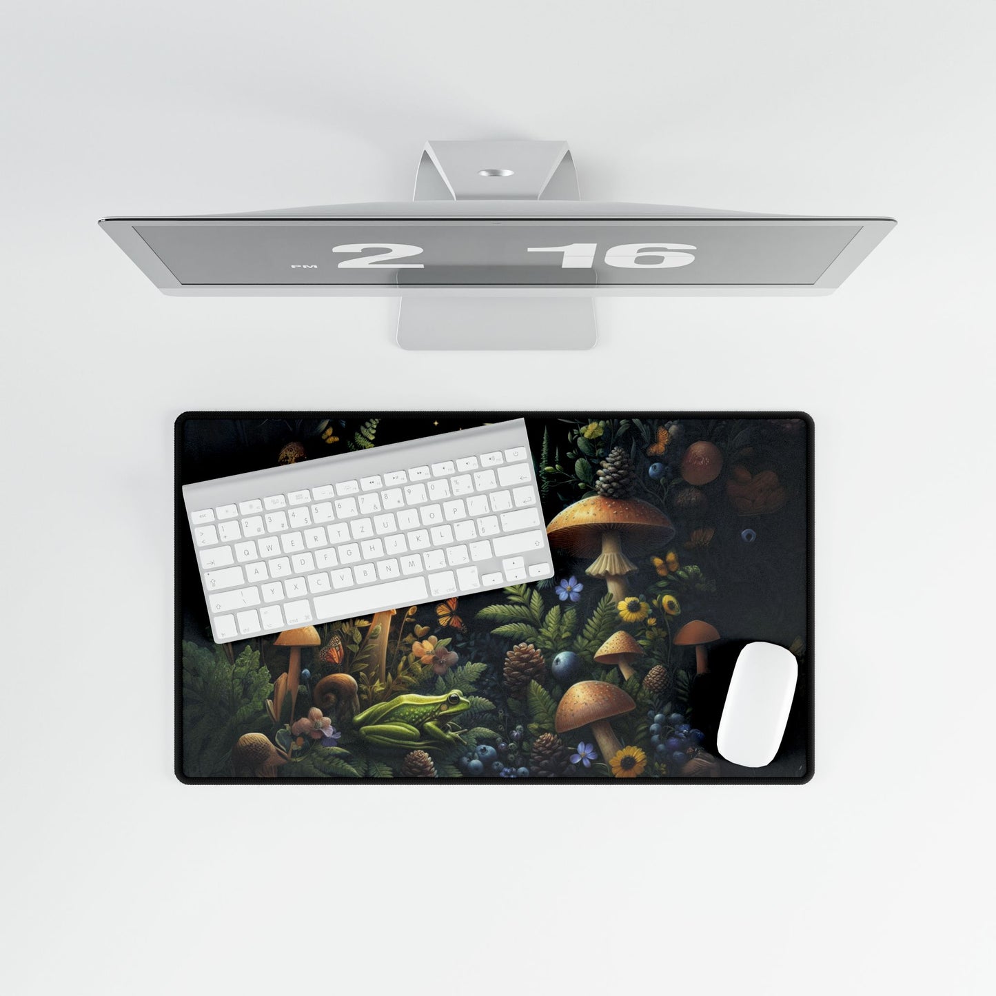 Mushrooms & Creatures Desk Mat
