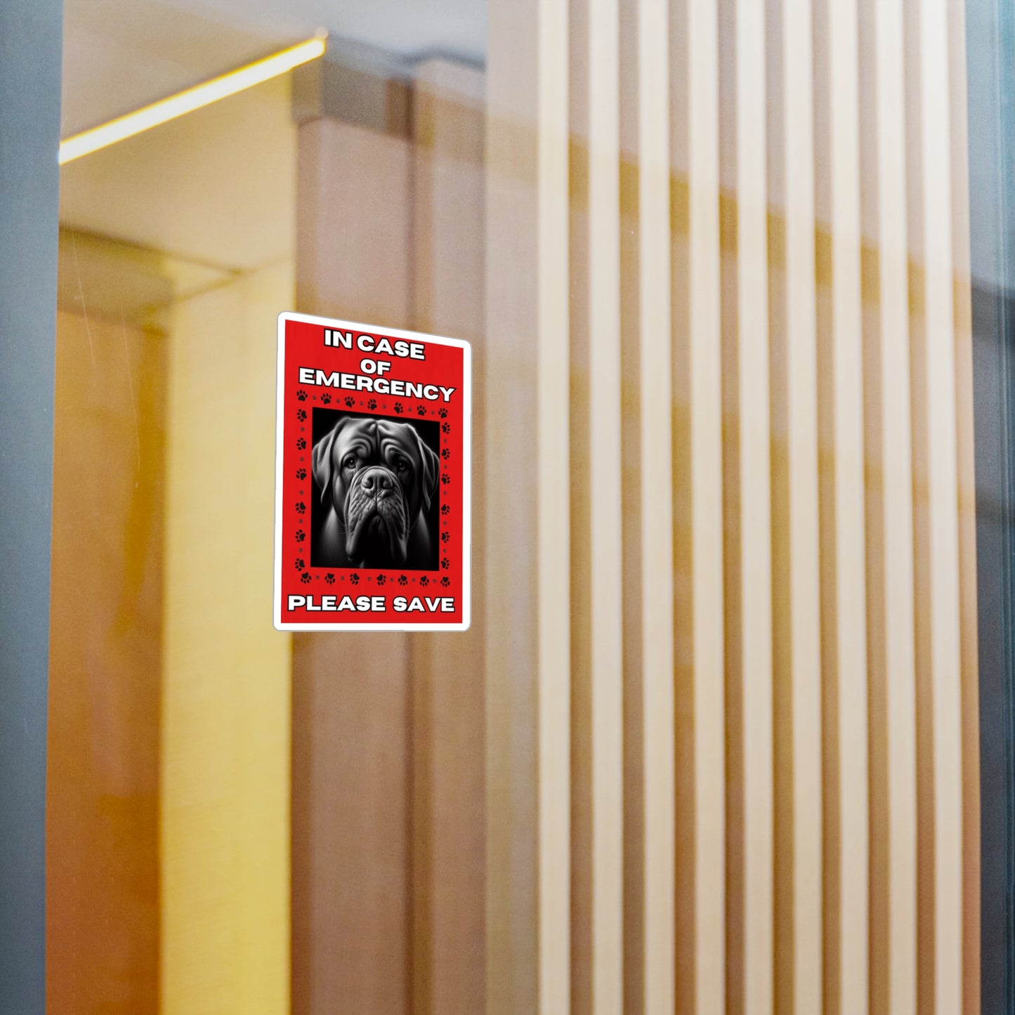 Pet Safety Rescue Vinyl Decal
