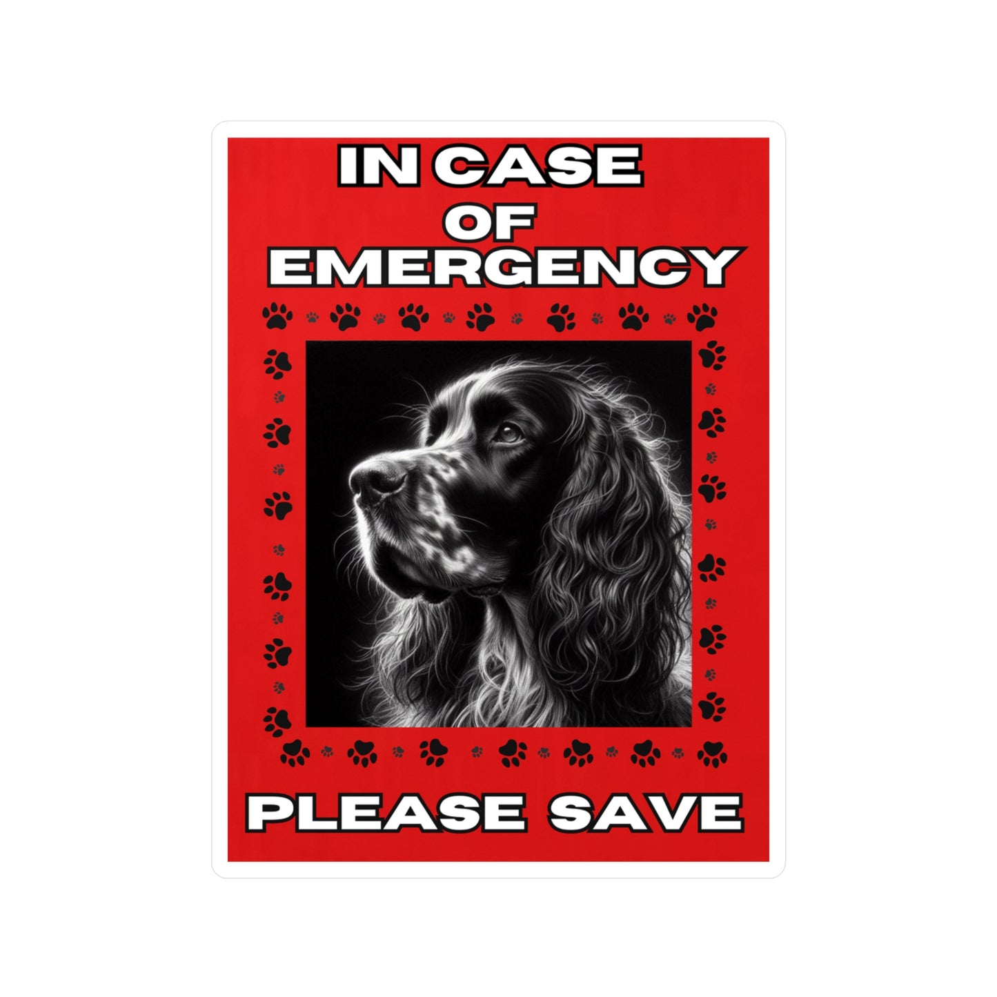 Pet Safety Rescue Vinyl Decal