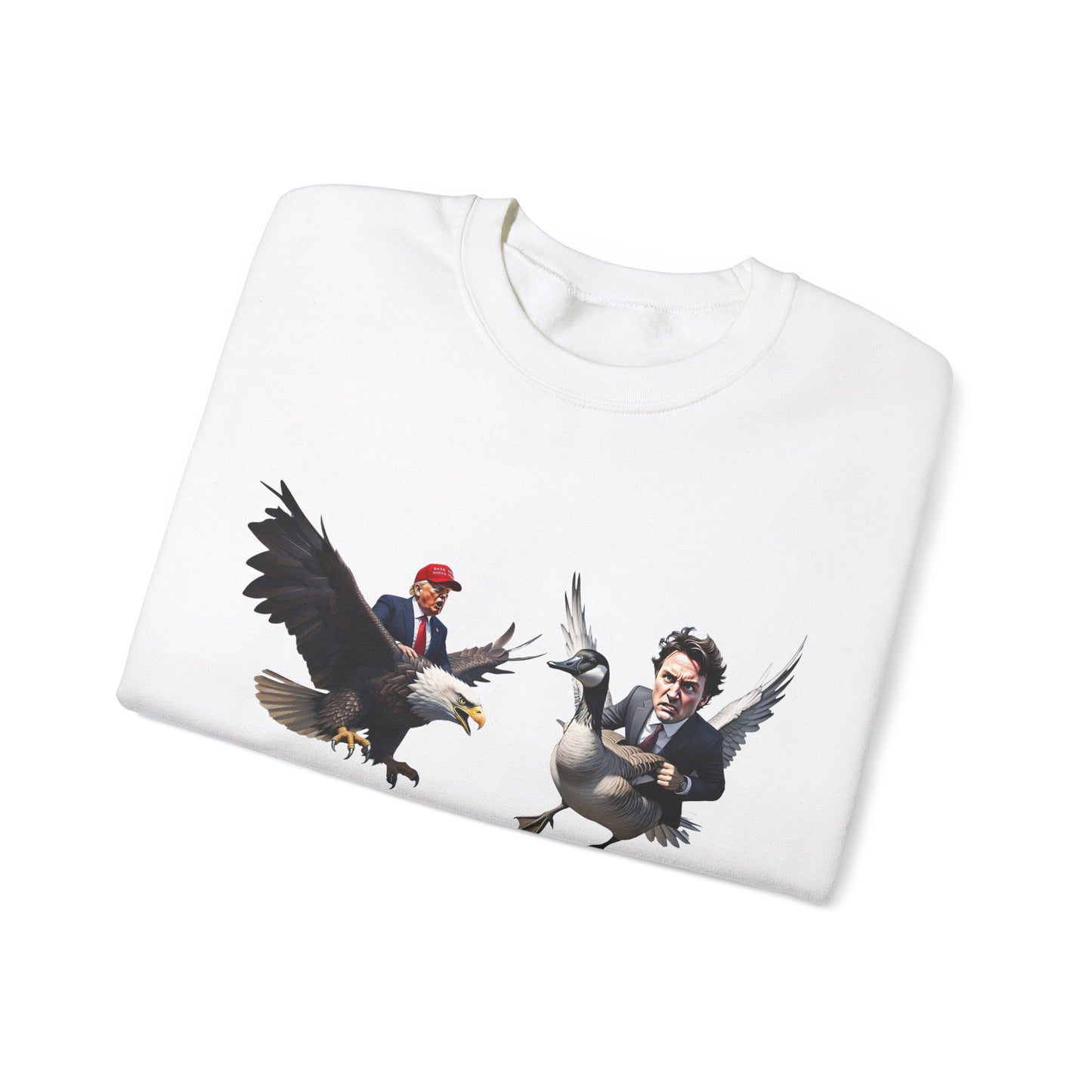 Bird Fight Canada Is Not For Sale Crewneck Sweatshirt