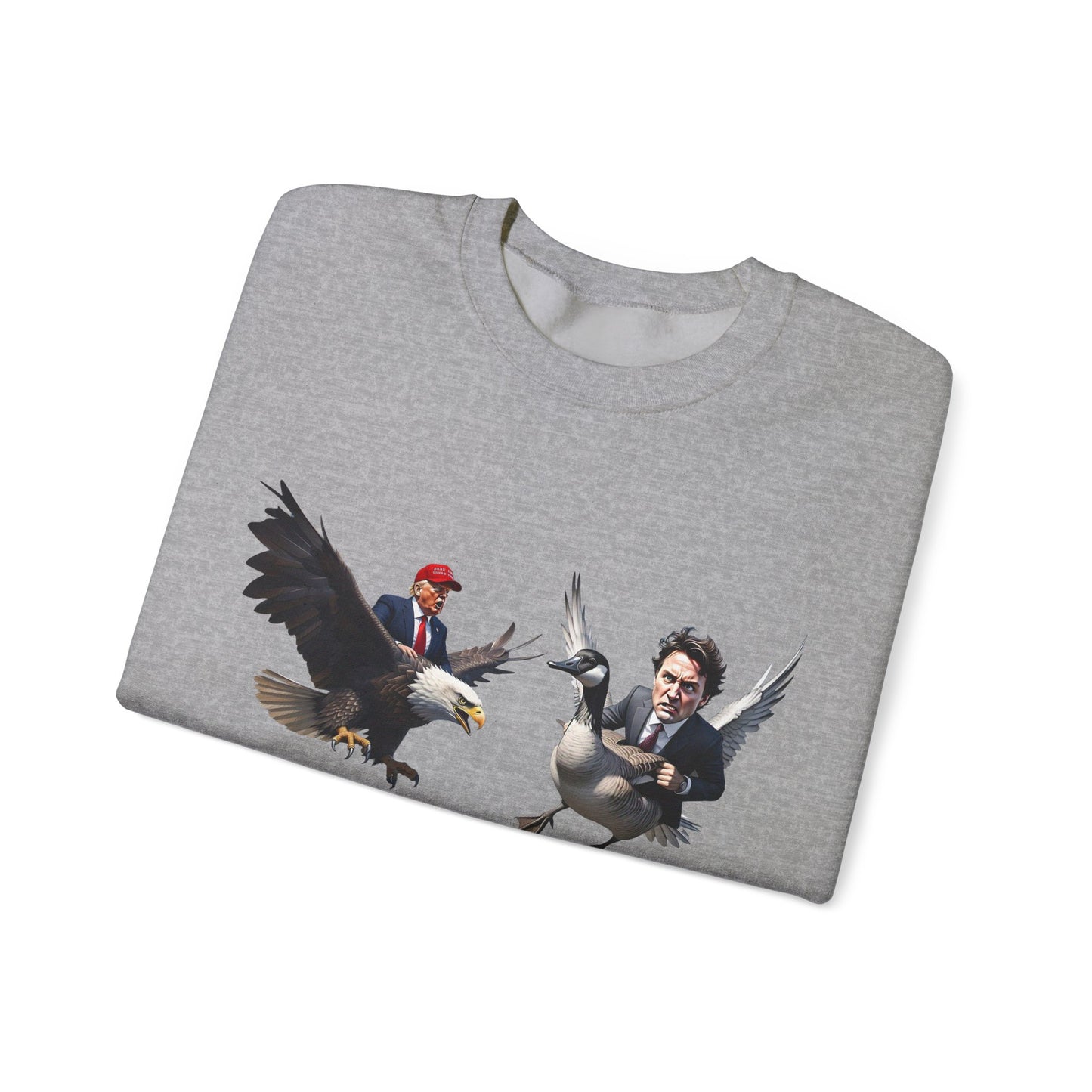 Bird Fight Canada Is Not For Sale Crewneck Sweatshirt