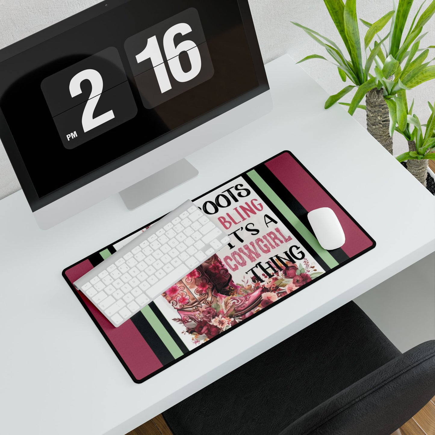 Boot & Bling Desk Mat