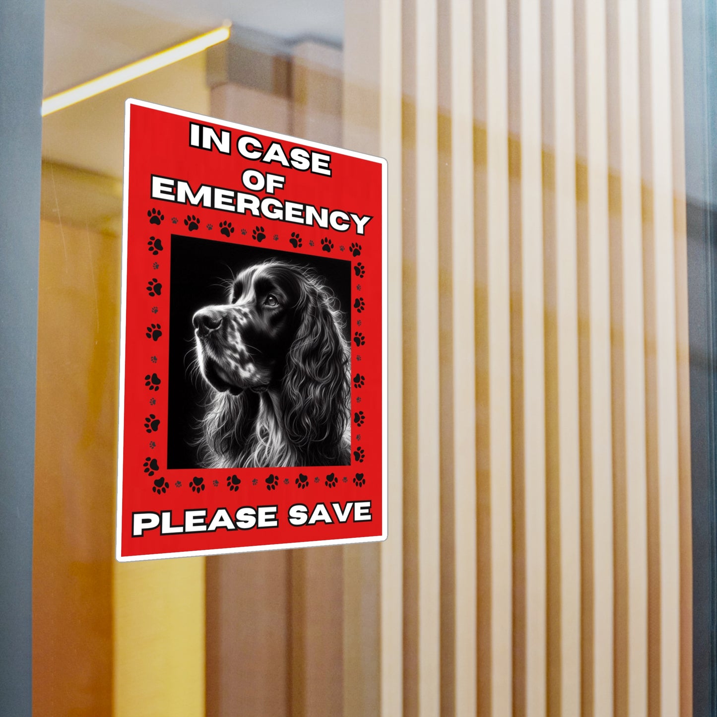 Pet Safety Rescue Vinyl Decal