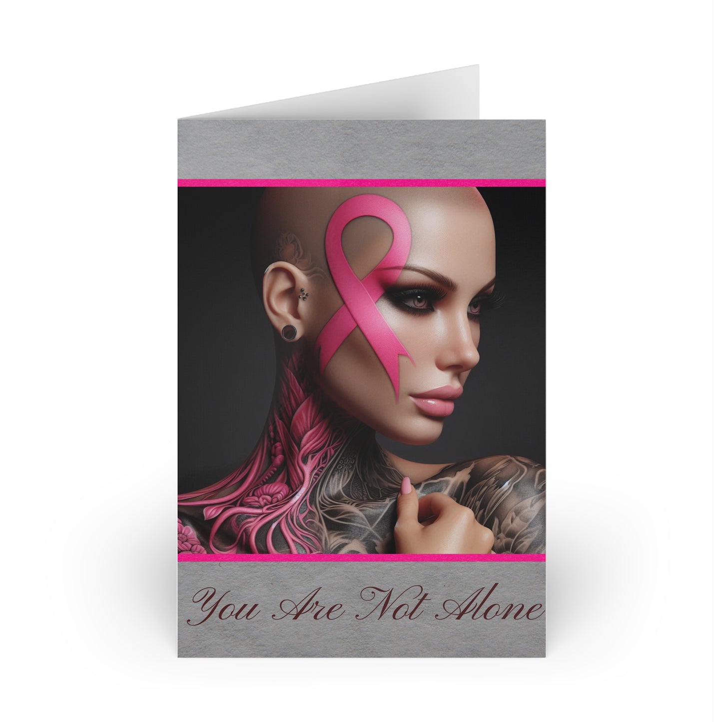 Breast Cancer Blank Greeting Card