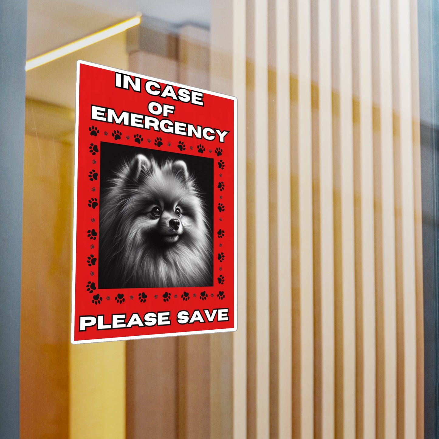 Pet Safety Rescue Vinyl Decal