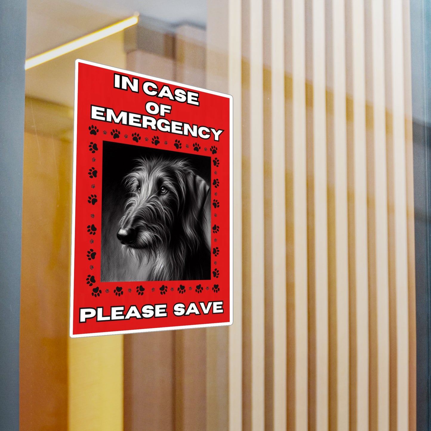 Pet Safety Rescue Vinyl Decal