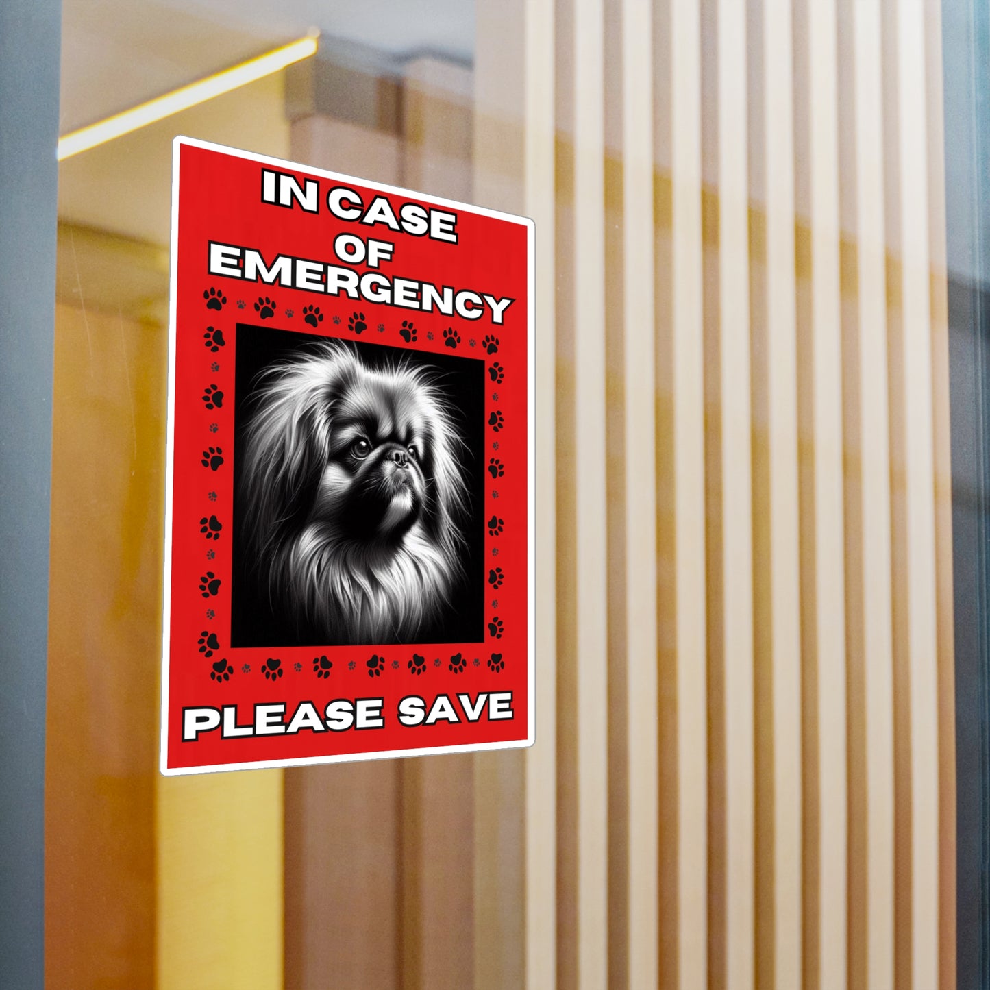 Pet Safety Rescue Vinyl Decal