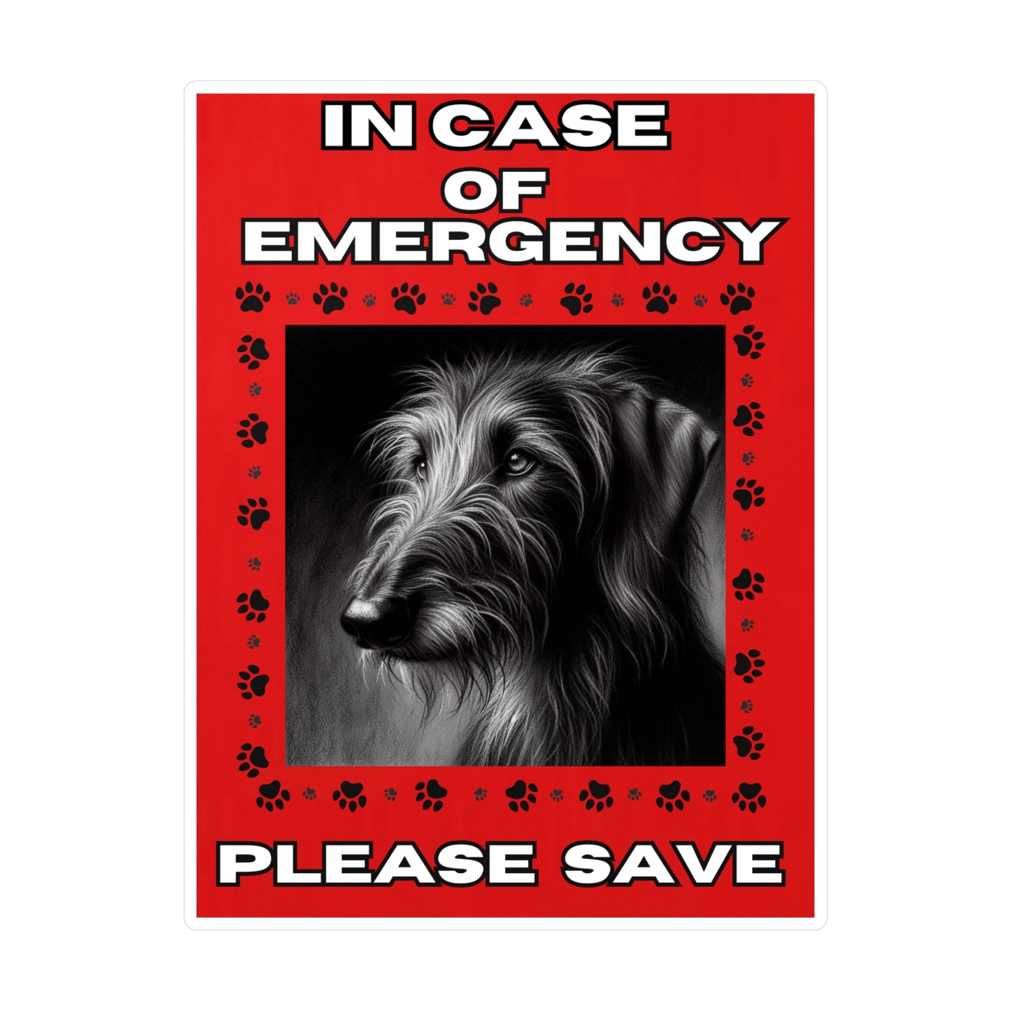 Pet Safety Rescue Vinyl Decal