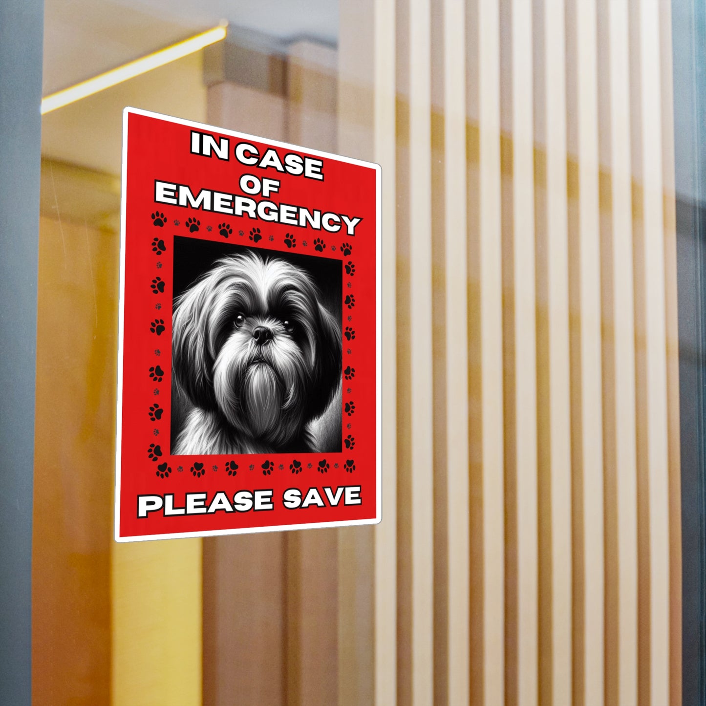 Pet Safety Rescue Vinyl Decal