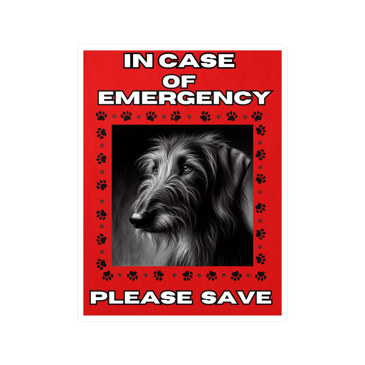 Pet Safety Rescue Vinyl Decal