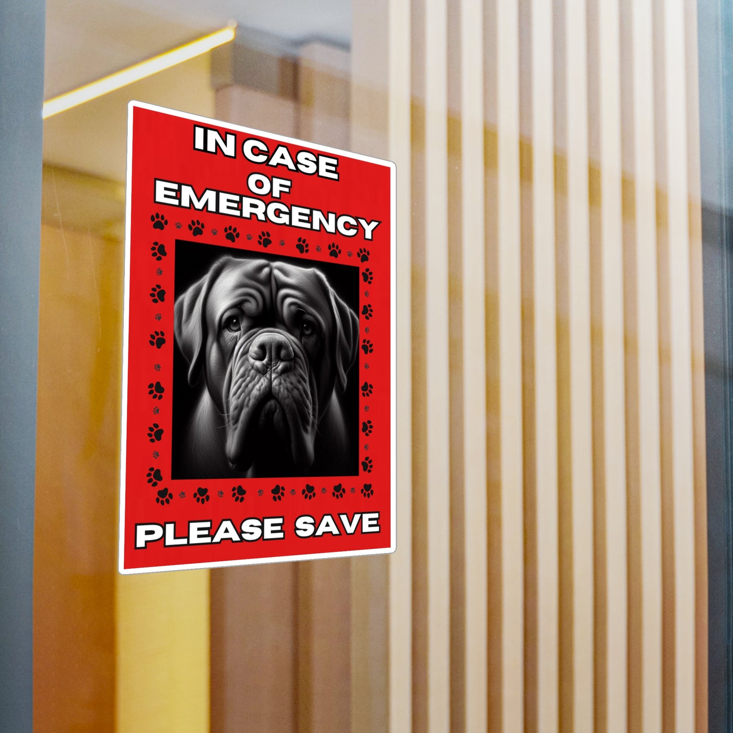 Pet Safety Rescue Vinyl Decal