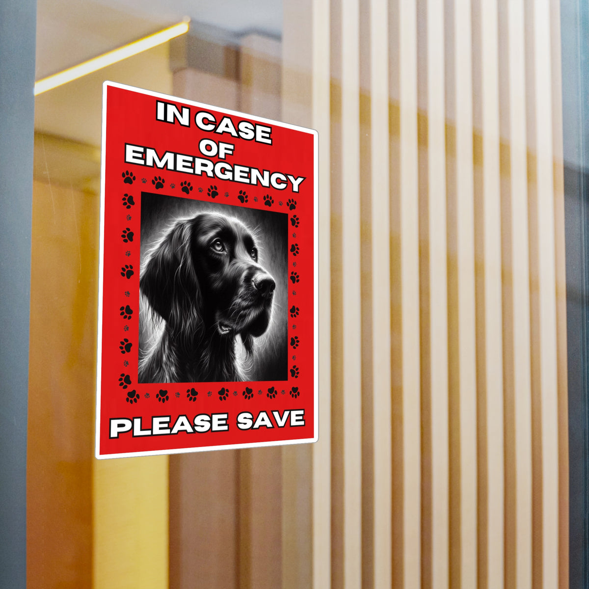 Pet Safety Rescue Vinyl Decal