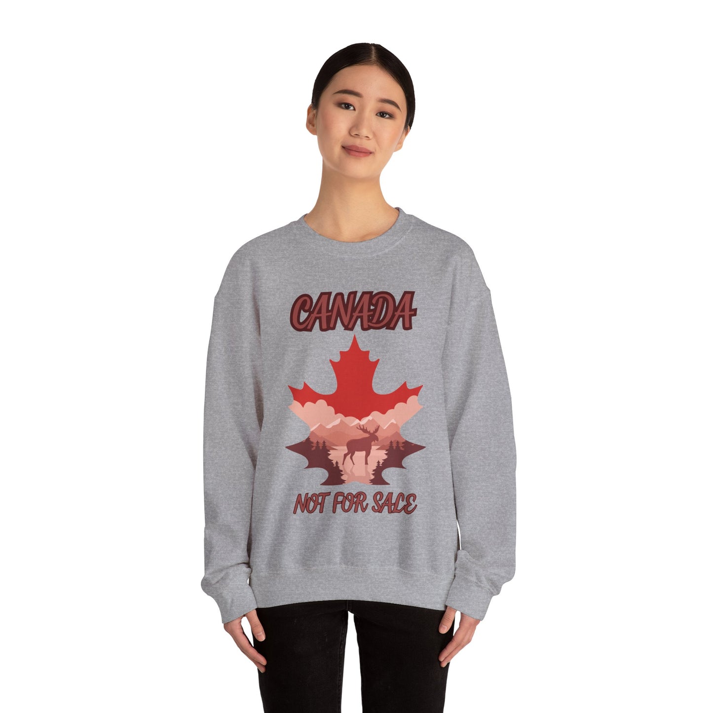 Canada Not For Sale Crewneck Sweatshirt
