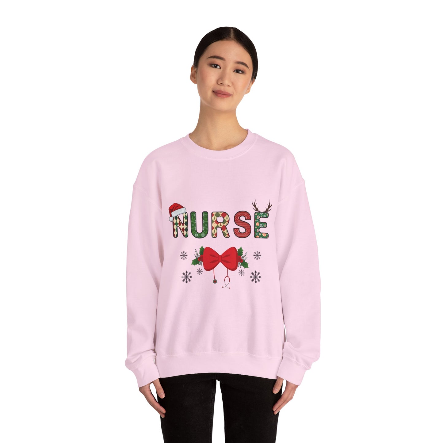 Nurse Christmas Unisex Heavy Blend™ Crewneck Sweatshirt