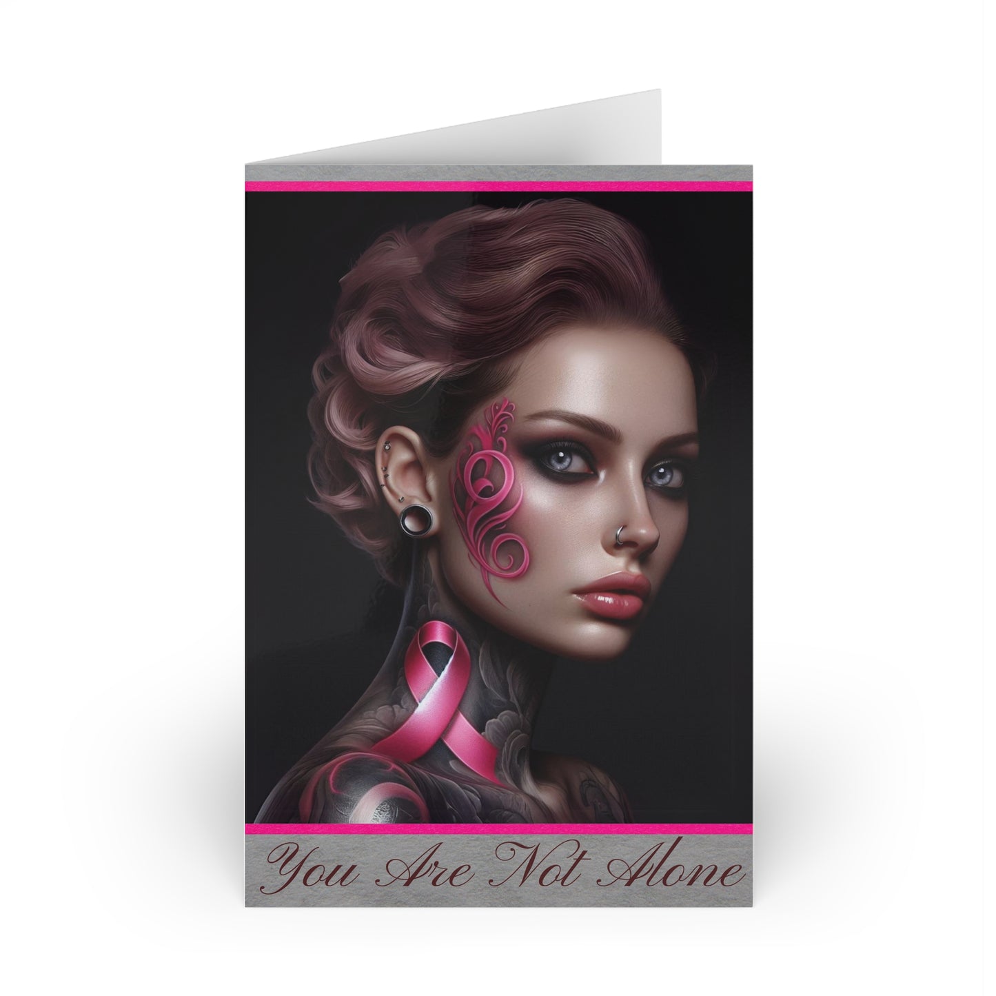Breast Cancer Blank Greeting Card