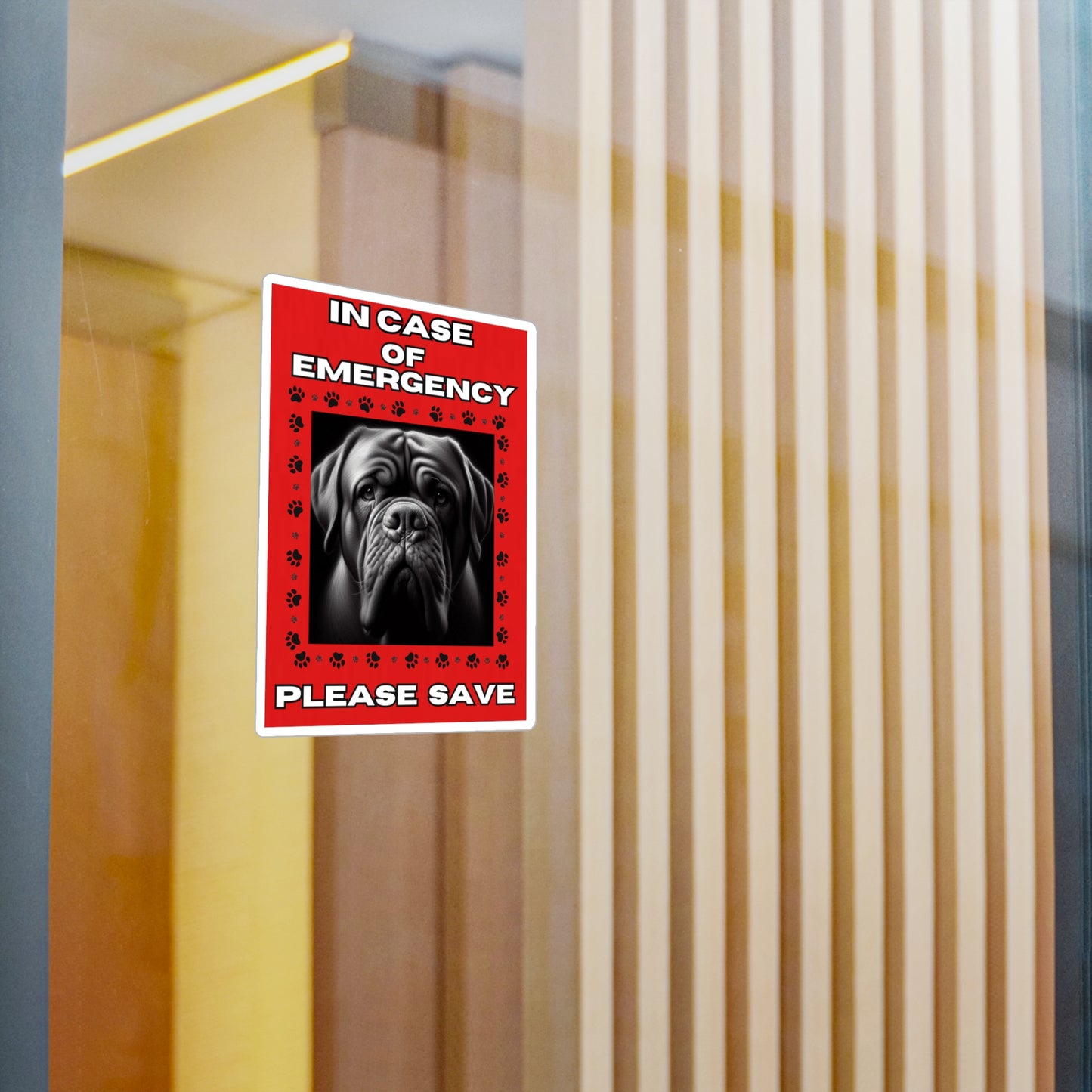 Pet Safety Rescue Vinyl Decal