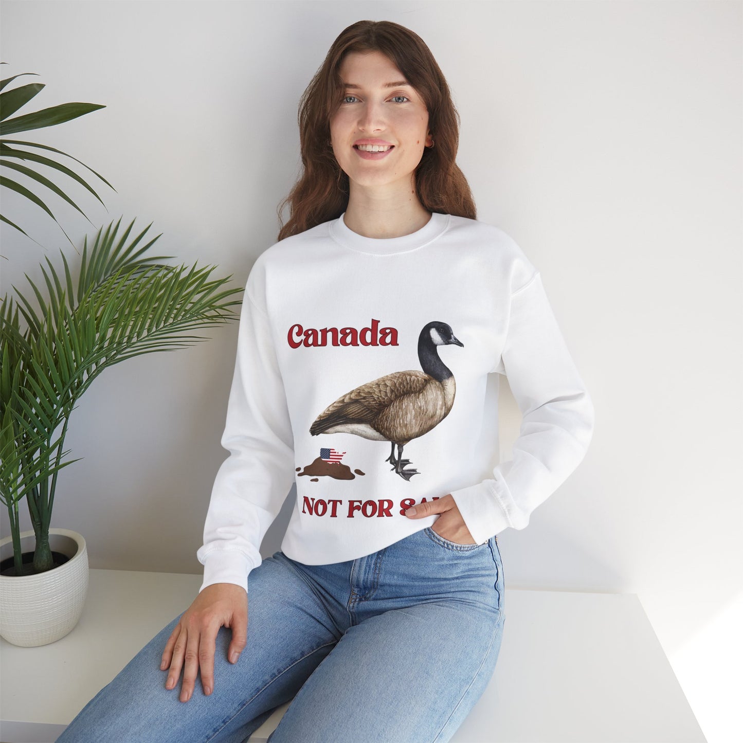 Canada Not For Sale Crewneck Sweatshirt