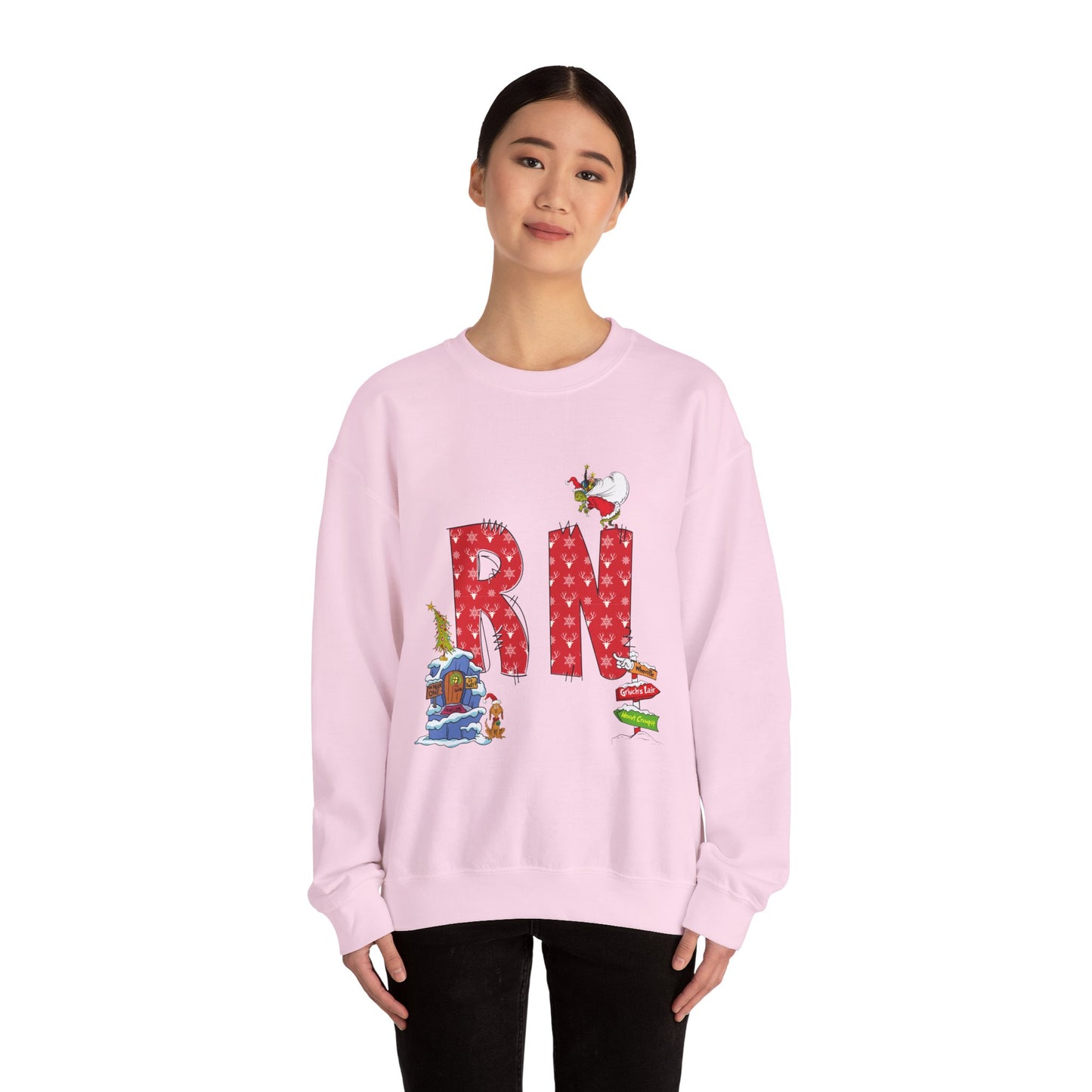 RN Grinch Unisex Heavy Blend™ Crewneck Sweatshirt