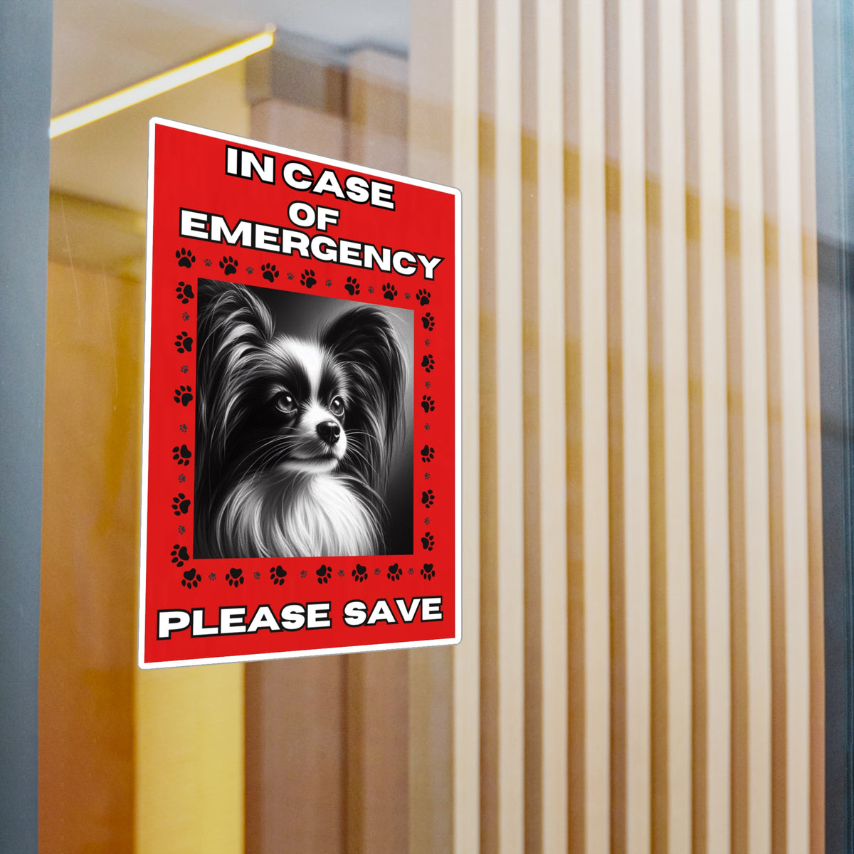 Pet Safety Rescue Vinyl Decal