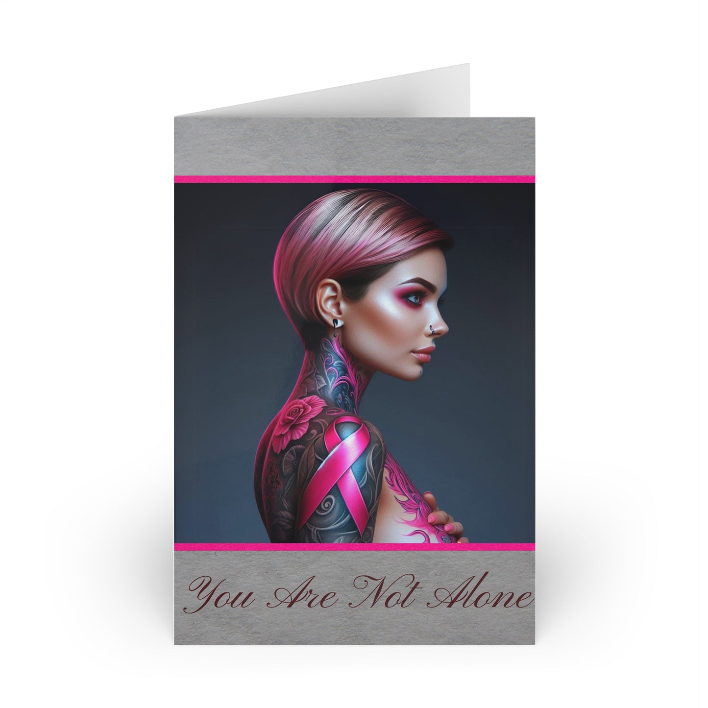 Breast Cancer Blank Greeting Card