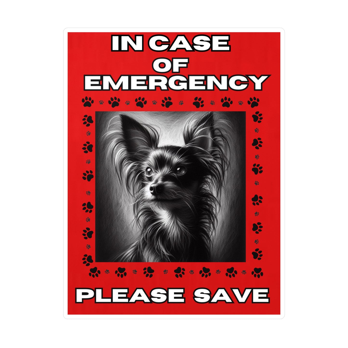 Pet Safety Rescue Vinyl Decal