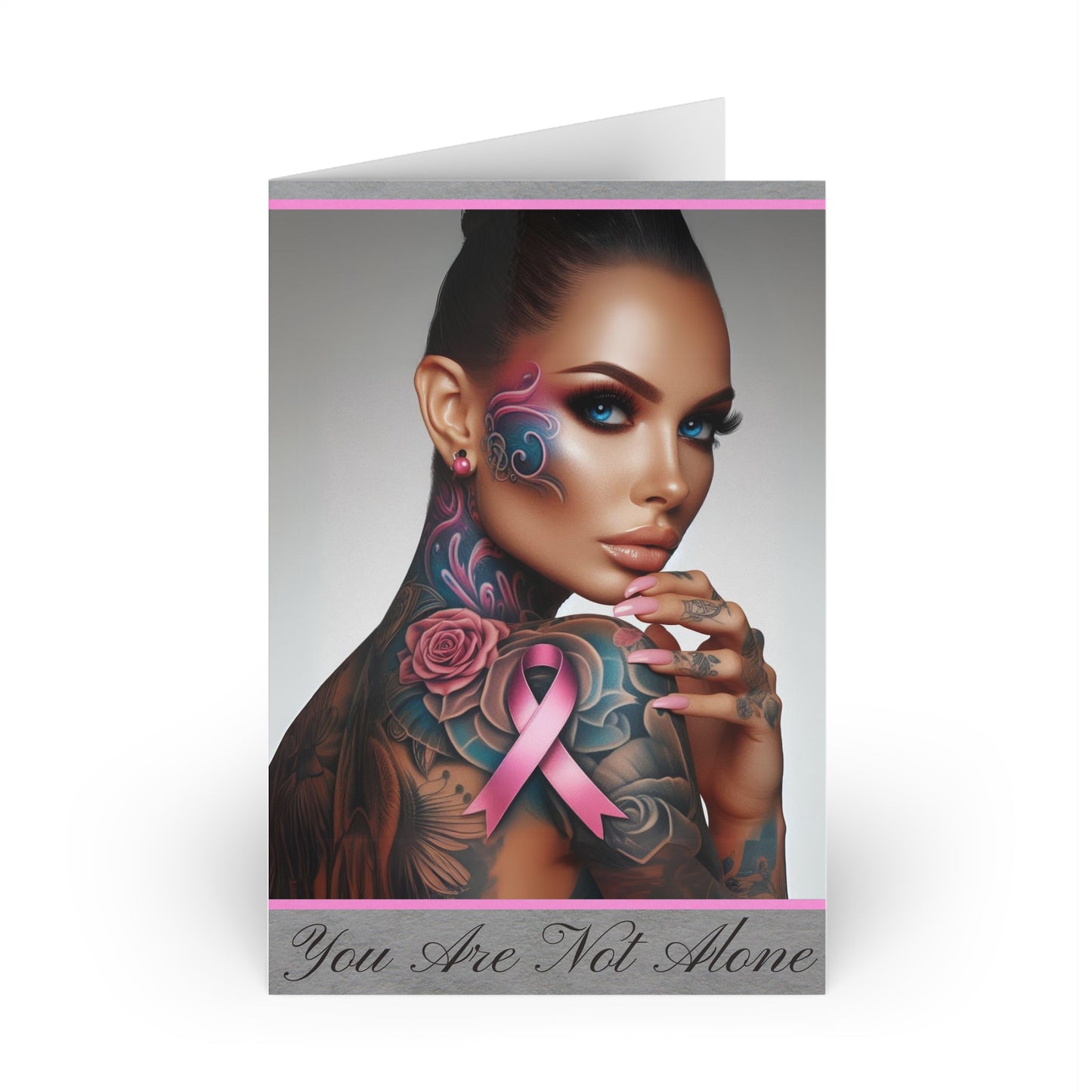 Breast Cancer Blank Greeting Card