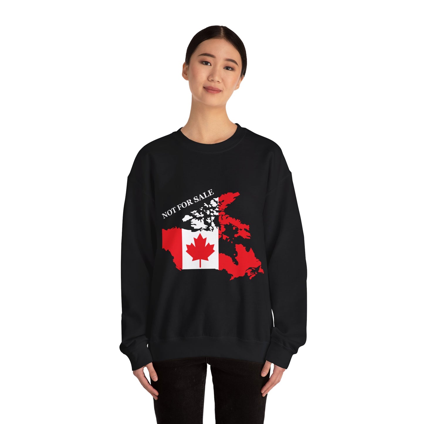 Map Canada Not For Sale Crewneck Sweatshirt