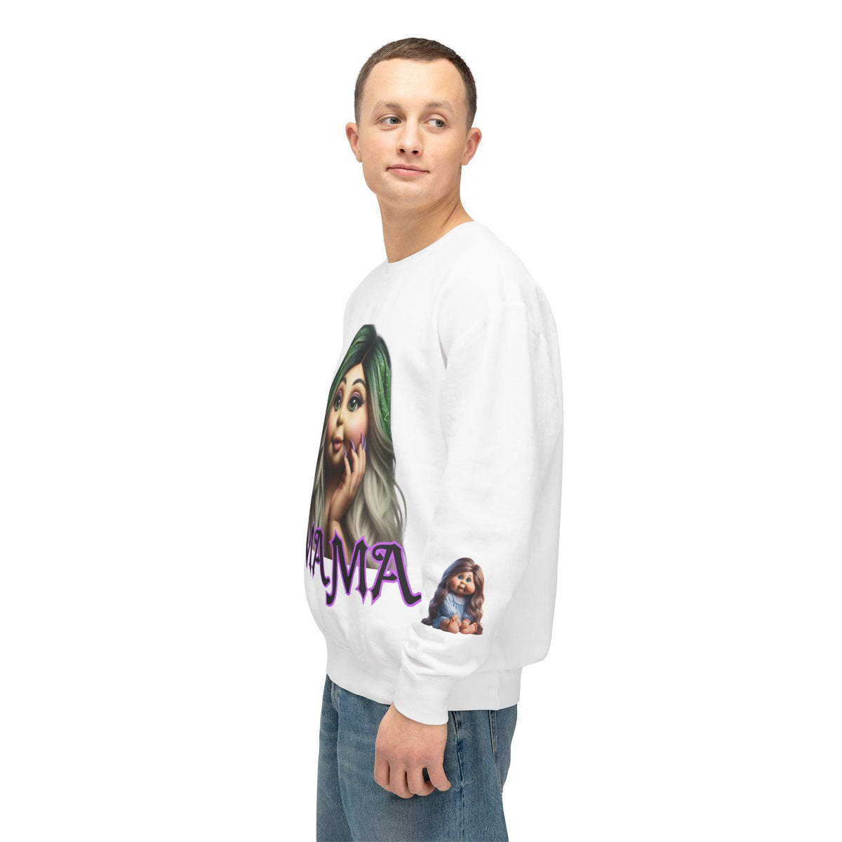 Mama Cabbage Patch Unisex Lightweight Crewneck Sweatshirt