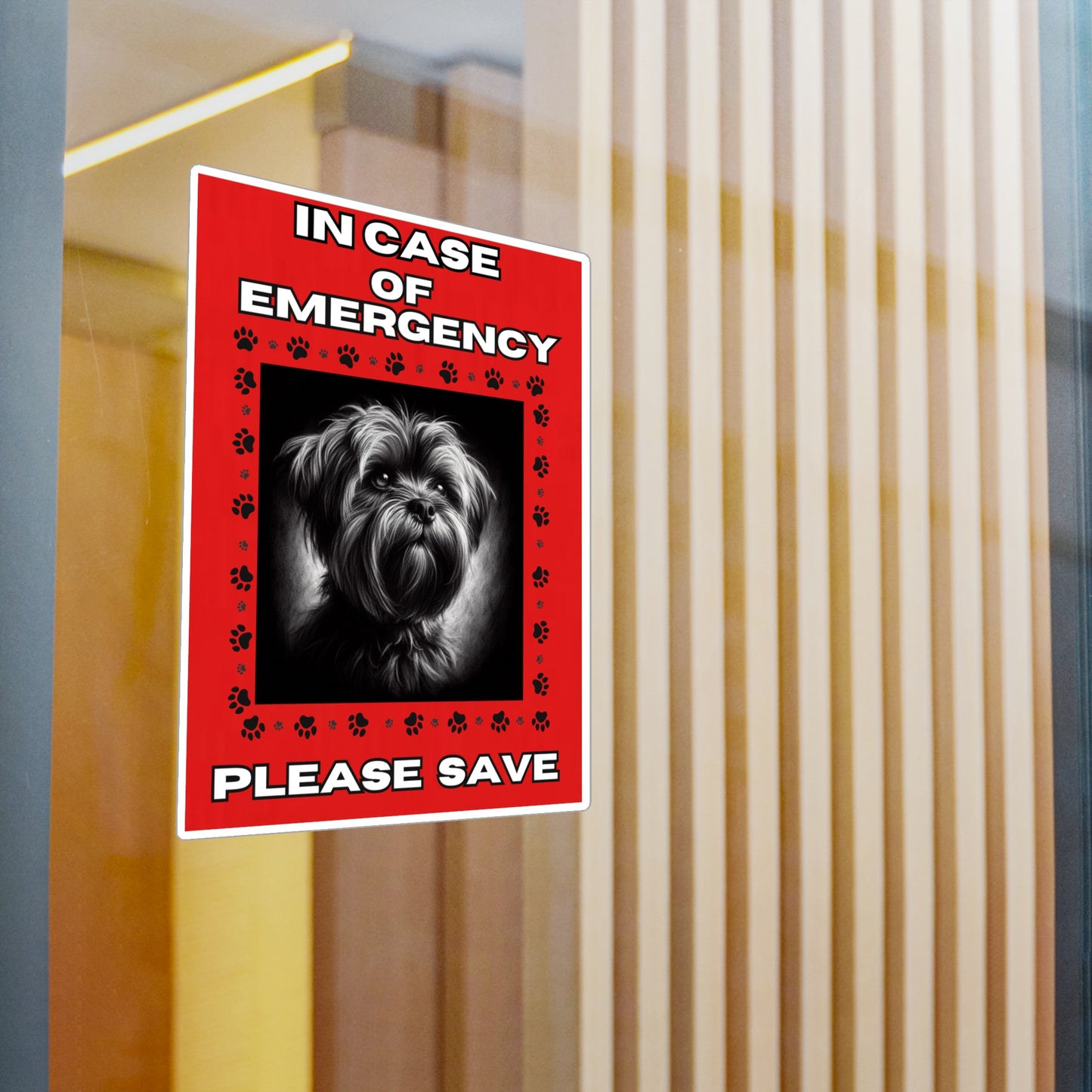 Pet Safety Rescue Vinyl Decal