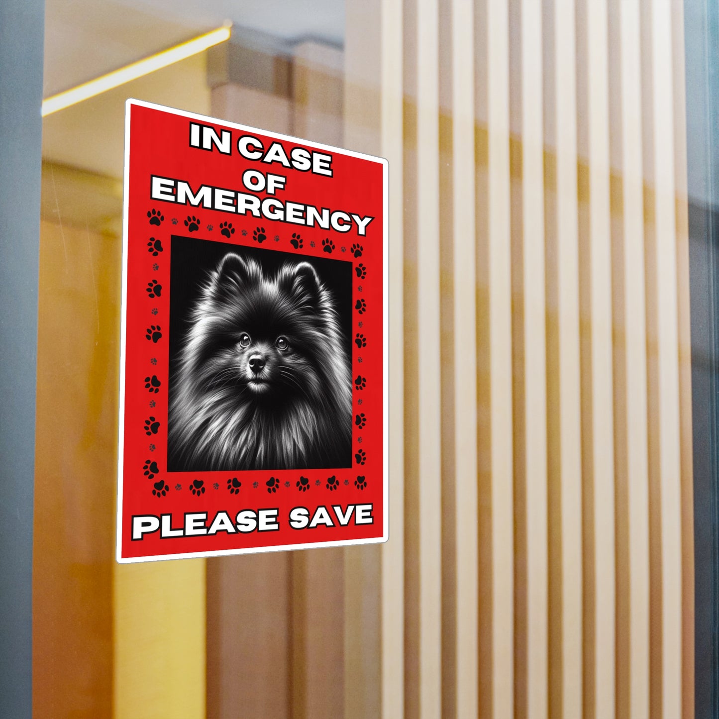 Pet Safety Rescue Vinyl Decal