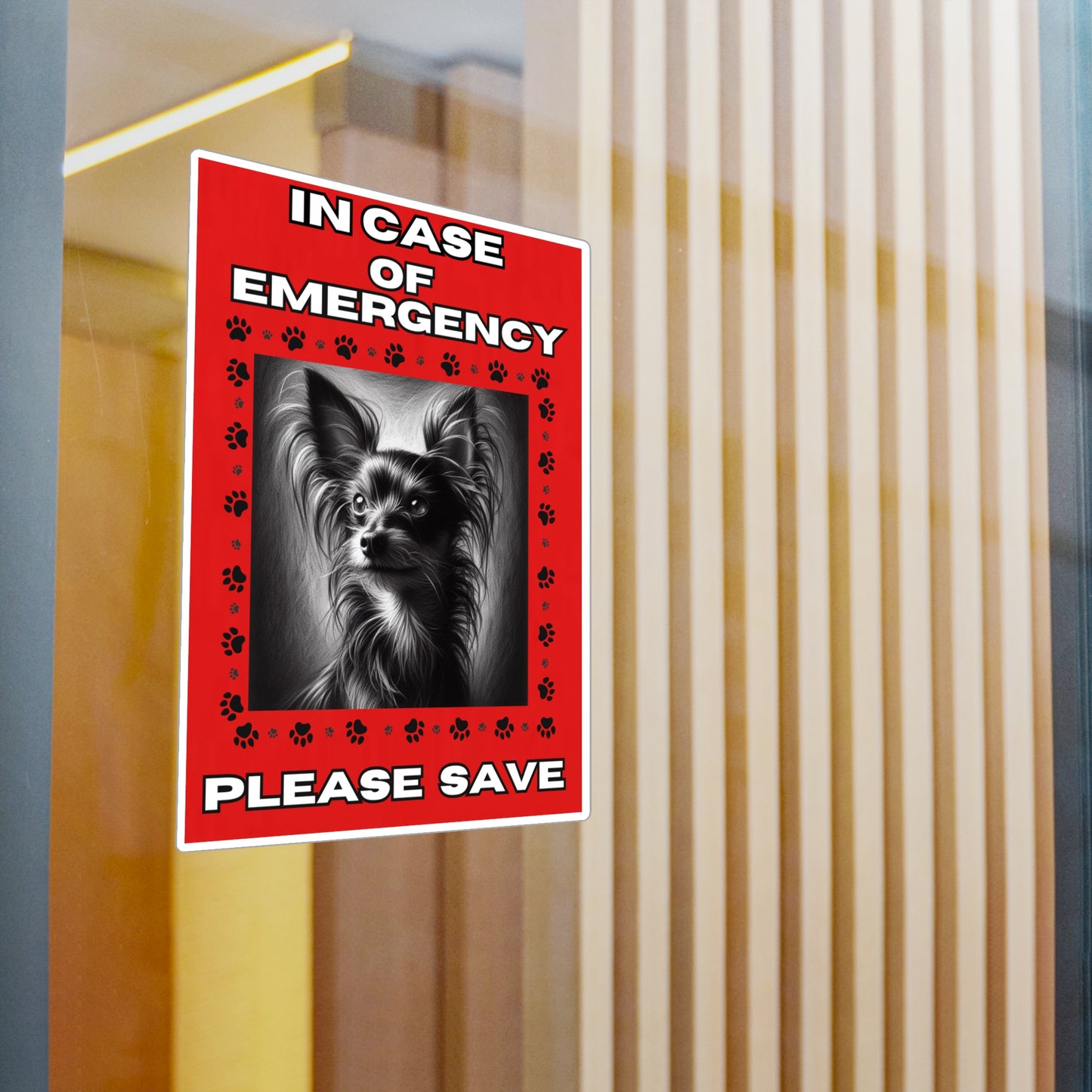 Pet Safety Rescue Vinyl Decal