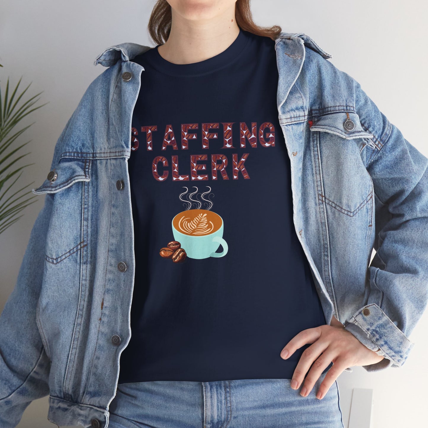 Staffing Clerk Unisex Heavy Cotton Tee