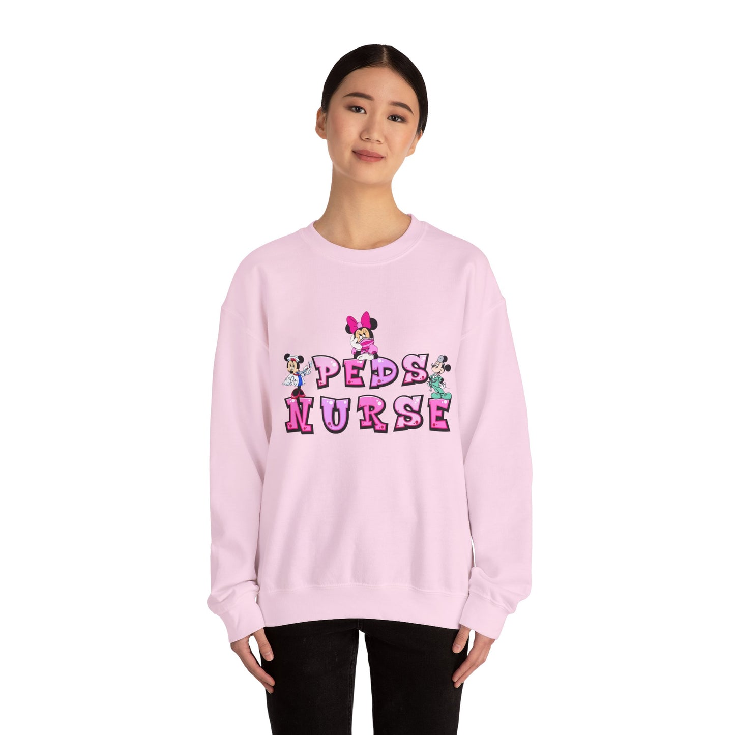 Peds Nurse Unisex Heavy Blend™ Crewneck Sweatshirt