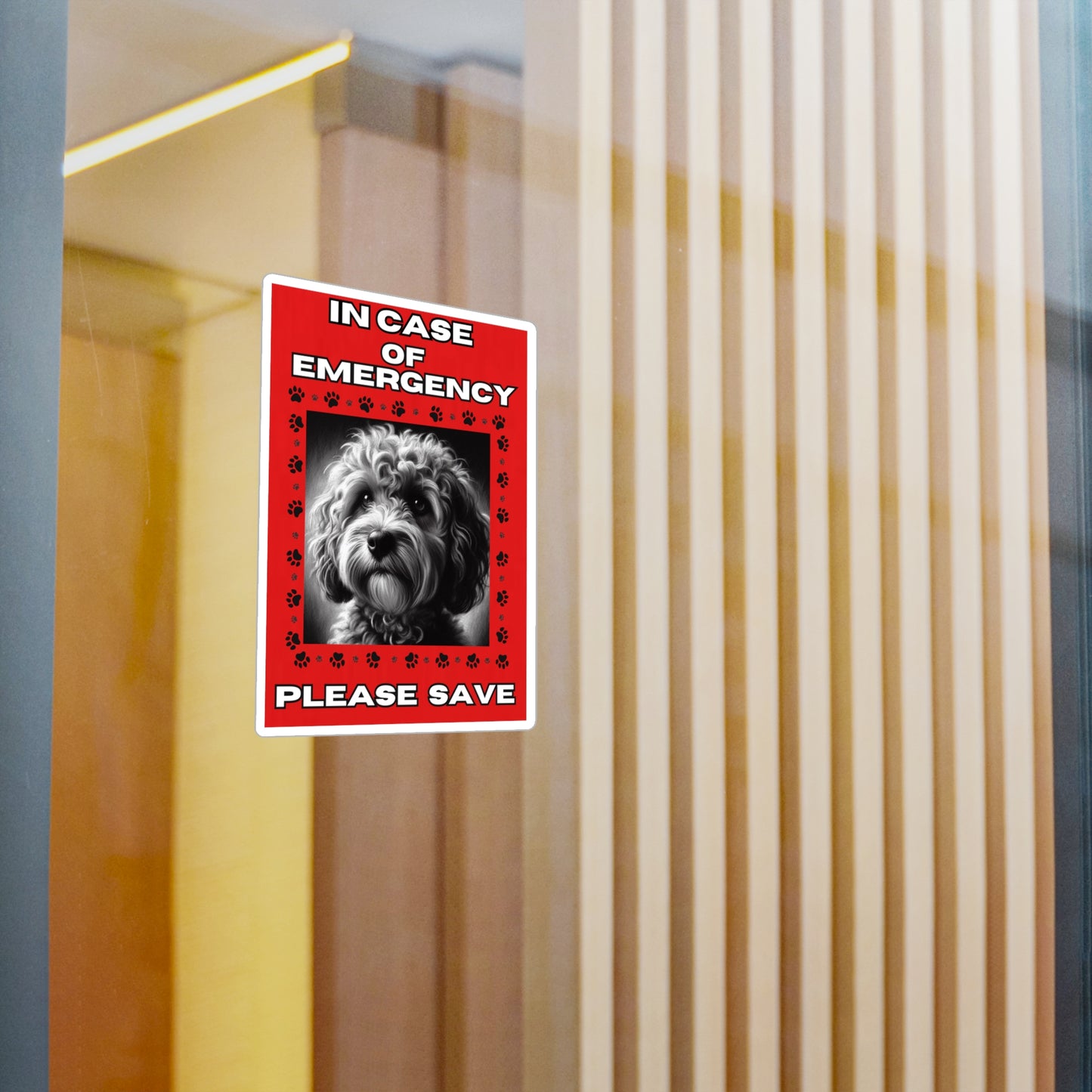 Pet Safety Rescue Vinyl Decal