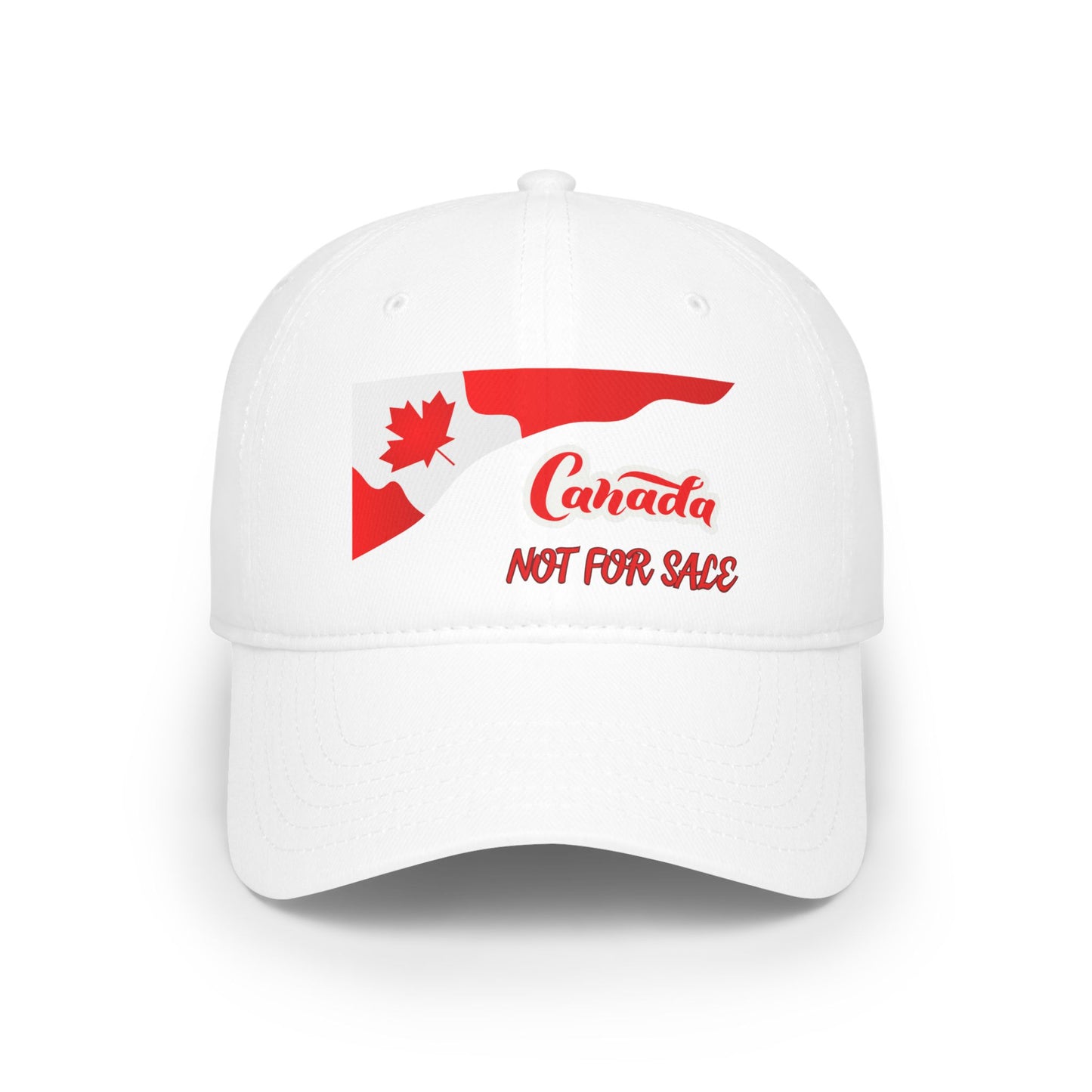 Canada Flag Not For Sale Low Profile Baseball Cap