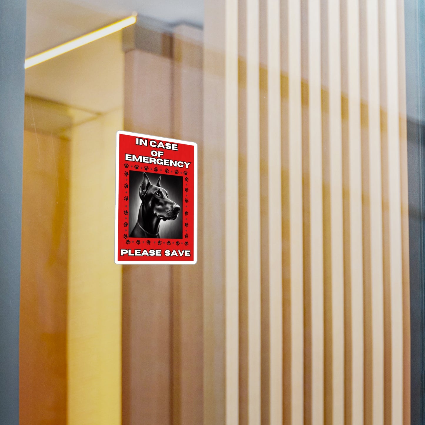Pet Safety Rescue Vinyl Decal