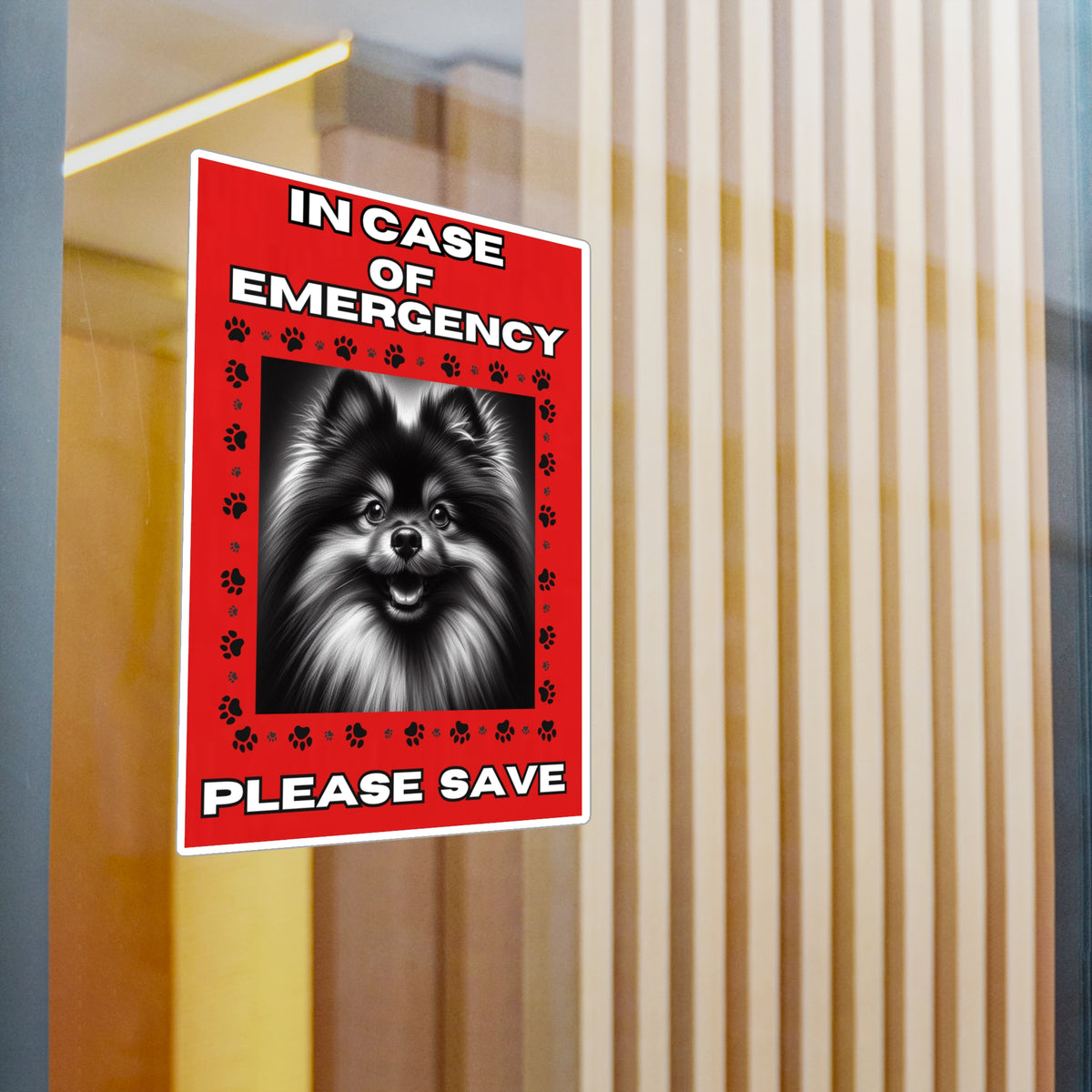 Pet Safety Rescue Vinyl Decal