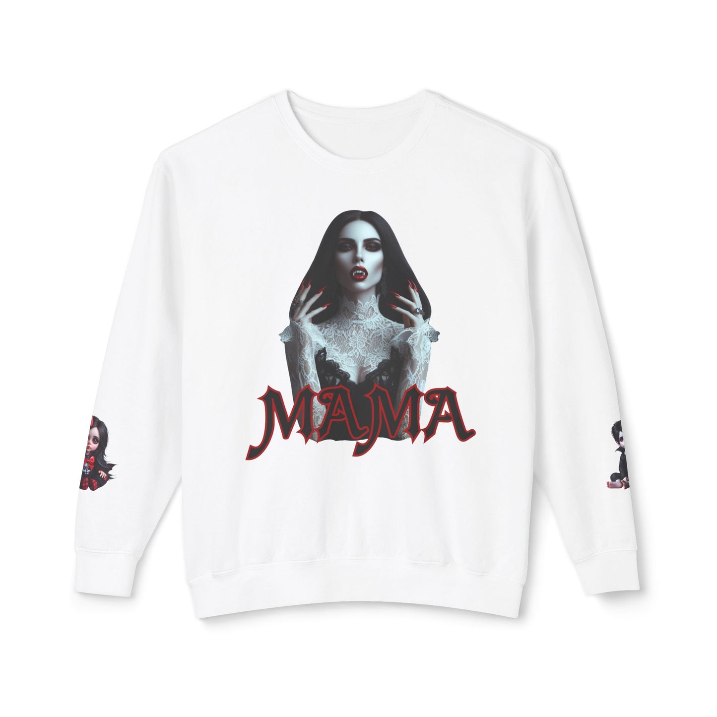 Blood Sucker Unisex Lightweight Crewneck Sweatshirt